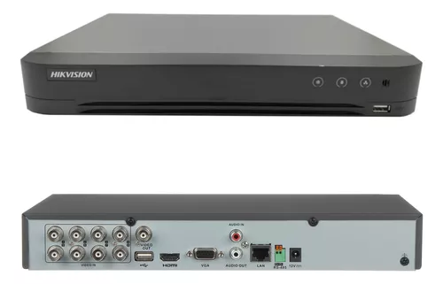 DVR 4 CANALES TURBO HD + 4 CANALES IP / 8 MP / 1 BAHÍA DE DISCO DURO / AUDIO POR COAXITRO
