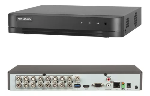 DVR 16 CANALES TURBO HD ACUSENSE 4MP + 2 IP 6MP / VIDEO ANÁLISIS HUMANO Y VEHICULAR / 1 SATA / 1 AUDIO 