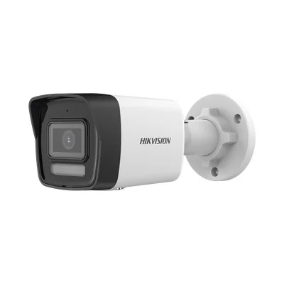 CÁMARA BULLET IP 8 MP / 2.8 MM / 30 MTS IR EXIR / LUZ DUAL / EXTERIOR IP67 / DWDR / H.265+ / POE / MICRÓFONO INTEGRADO 