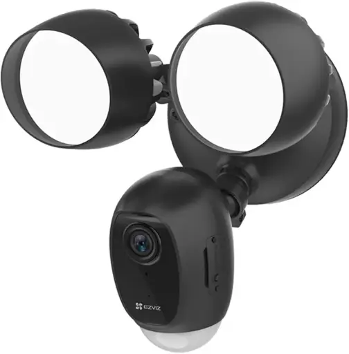 CÁMARA IP WIFI 2 MP / 2.8MM / 1080P / CON 2 LÁMPARAS LED / EXTERIOR IP65 / AUDIO / SIRENA / NEGRO