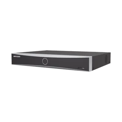 NVR 4 CANALES IP 4K 12 MP / 1 BAHIA DE DISCO DURO / 4 PUERTOS POE+ / SALIDA DE VÍDEO 4K / SWITCH POE 300 MTS / ACUSENSE / VIDEO ANALÍTICOS / RECONOCIMIENTO FACIAL 