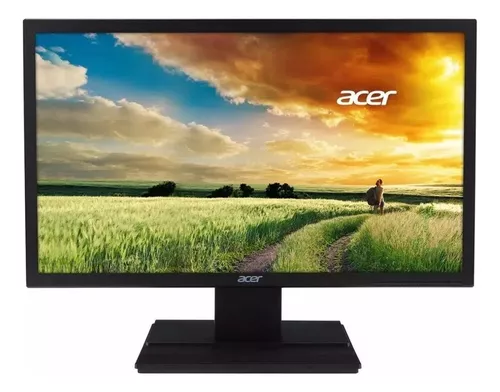 MONITOR ACER ABI 19.5 PULGADAS HD (1366 X 768) NTSC 72% GAMA DE COLORES INCLINACIÓN VESA MONITOR COMPATIBLE PARA TRABAJO O HOGAR | 1 PUERTO HDMI Y VGA, COLOR NEGRO 