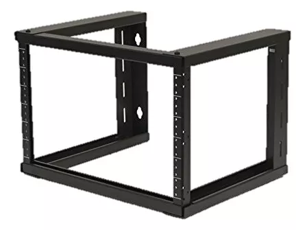 GABINETE RACK DE PARED ABIERTO 9U 450 X 600 X 450 MM 