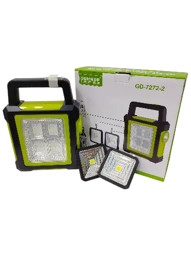 KIT DE ILUMINACION PORTATIL CON SISTEMA SOLAR INTEGRADO 3000MAH