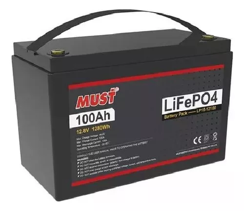BATERIA LITIO 12V 100AH SOPORTE BMS 6000 CICLOS